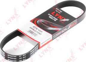 LYNXauto 6PK0700 - V-Ribbed Belt autospares.lv