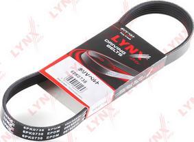 LYNXauto 6PK0738 - V-Ribbed Belt autospares.lv