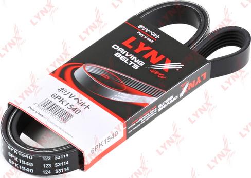 LYNXauto 6PK1540 - V-Ribbed Belt autospares.lv