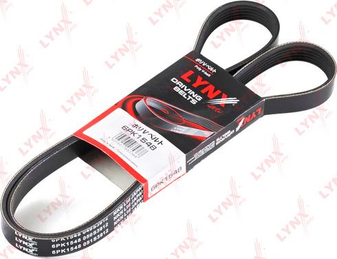 LYNXauto 6PK1548 - V-Ribbed Belt autospares.lv