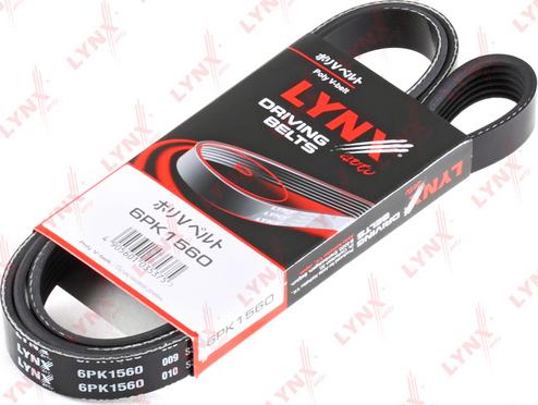 LYNXauto 6PK1560 - V-Ribbed Belt autospares.lv