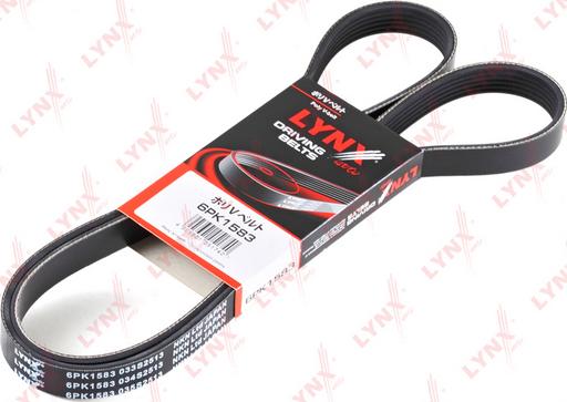 LYNXauto 6PK1583 - V-Ribbed Belt autospares.lv