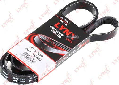 LYNXauto 6PK1693 - V-Ribbed Belt autospares.lv