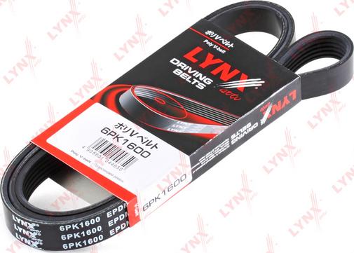 LYNXauto 6PK1600 - V-Ribbed Belt autospares.lv