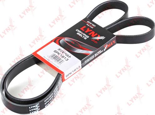 LYNXauto 6PK1613 - V-Ribbed Belt autospares.lv