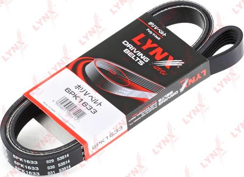 LYNXauto 6PK1633 - V-Ribbed Belt autospares.lv