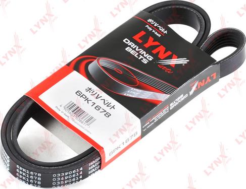 LYNXauto 6PK1678 - V-Ribbed Belt autospares.lv