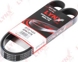 LYNXauto 6PK1078 - V-Ribbed Belt autospares.lv