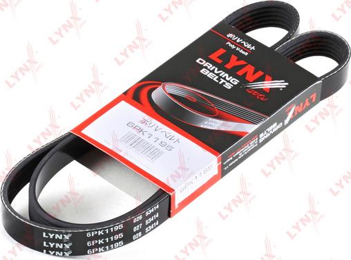 LYNXauto 6PK1195 - V-Ribbed Belt autospares.lv