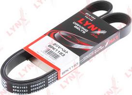 LYNXauto 6PK1183 - V-Ribbed Belt autospares.lv