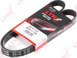 LYNXauto 6PK1138 - V-Ribbed Belt autospares.lv