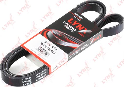 LYNXauto 6PK1840 - V-Ribbed Belt autospares.lv