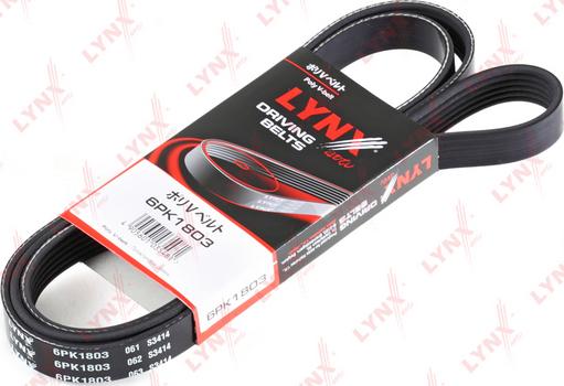 LYNXauto 6PK1803 - V-Ribbed Belt autospares.lv