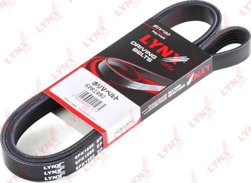 LYNXauto 6PK1880 - V-Ribbed Belt autospares.lv