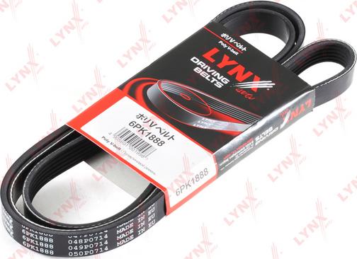 LYNXauto 6PK1888 - V-Ribbed Belt autospares.lv