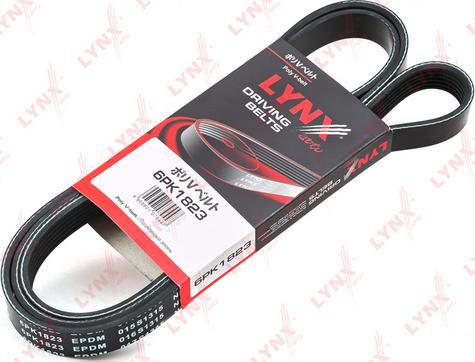 LYNXauto 6PK1823 - V-Ribbed Belt autospares.lv