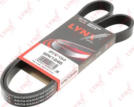 LYNXauto 6PK1245 - V-Ribbed Belt autospares.lv