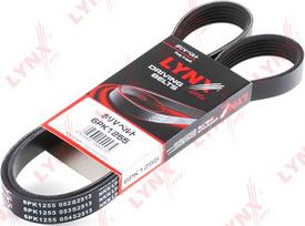 LYNXauto 6PK1255 - V-Ribbed Belt autospares.lv