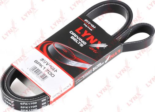 LYNXauto 6PK1700 - V-Ribbed Belt autospares.lv