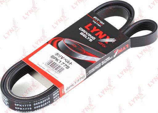 LYNXauto 6PK1778 - V-Ribbed Belt autospares.lv