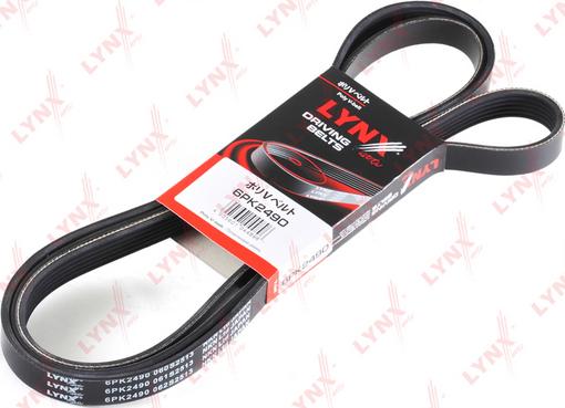 LYNXauto 6PK2490 - V-Ribbed Belt autospares.lv