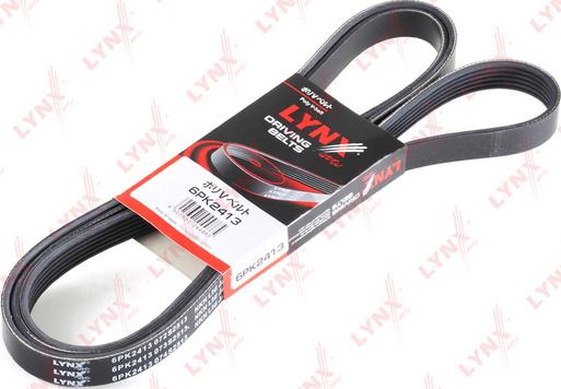 LYNXauto 6PK2413 - V-Ribbed Belt autospares.lv