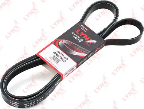 LYNXauto 6PK2563 - V-Ribbed Belt autospares.lv