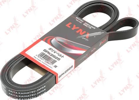 LYNXauto 6PK2625 - V-Ribbed Belt autospares.lv