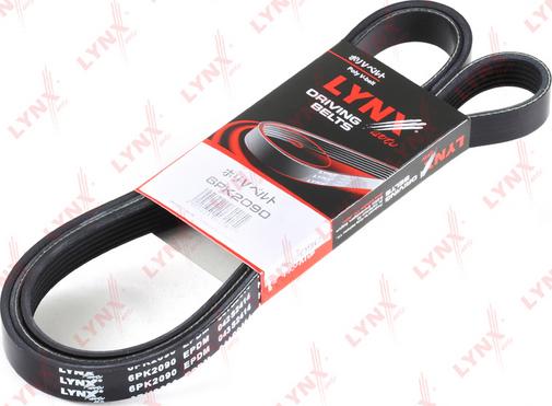 LYNXauto 6PK2090 - V-Ribbed Belt autospares.lv