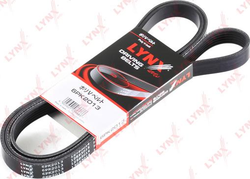 LYNXauto 6PK2013 - V-Ribbed Belt autospares.lv