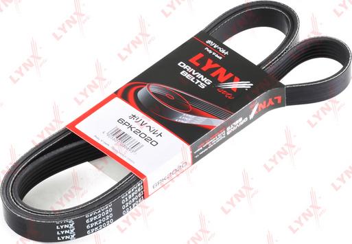 LYNXauto 6PK2020 - V-Ribbed Belt autospares.lv