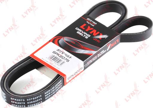 LYNXauto 6PK2075 - V-Ribbed Belt autospares.lv