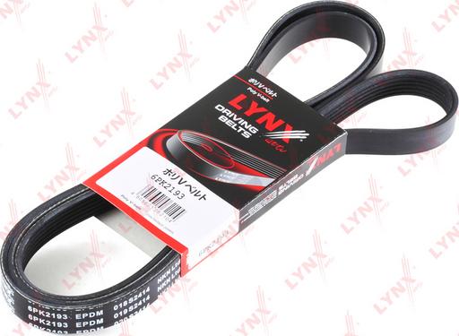 LYNXauto 6PK2193 - V-Ribbed Belt autospares.lv