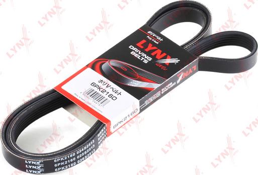 LYNXauto 6PK2160 - V-Ribbed Belt autospares.lv