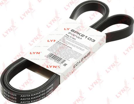 LYNXauto 6PK2103 - V-Ribbed Belt autospares.lv
