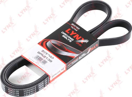 LYNXauto 6PK2138 - V-Ribbed Belt autospares.lv