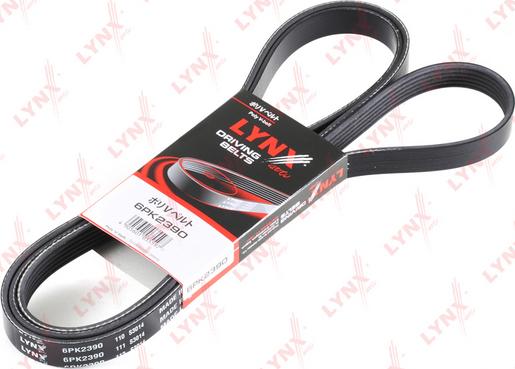 LYNXauto 6PK2390 - V-Ribbed Belt autospares.lv