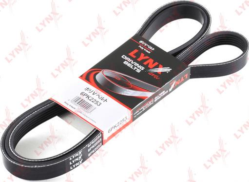 LYNXauto 6PK2253 - V-Ribbed Belt autospares.lv