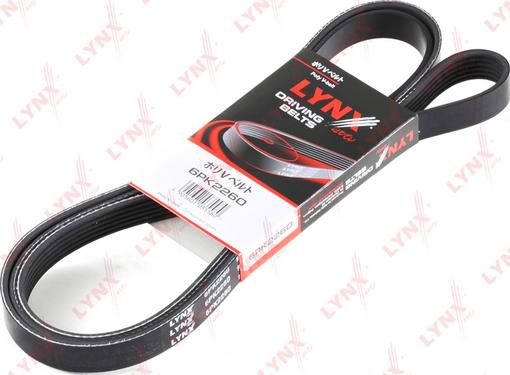 LYNXauto 6PK2260 - V-Ribbed Belt autospares.lv