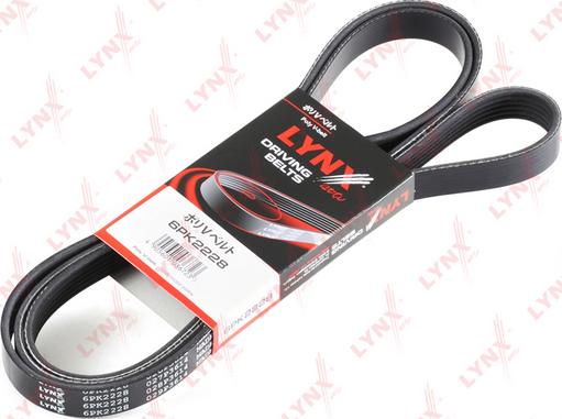 LYNXauto 6PK2228 - V-Ribbed Belt autospares.lv