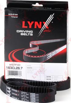 LYNXauto 163CL26.7 - Timing Belt autospares.lv