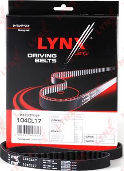 LYNXauto 104CL17 - Timing Belt autospares.lv