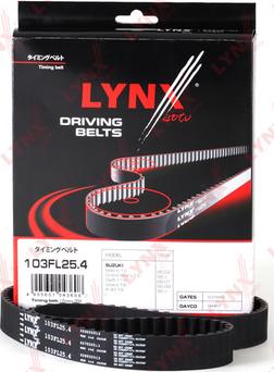 LYNXauto 103FL25.4 - Timing Belt autospares.lv
