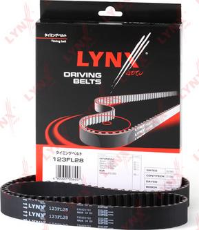 LYNXauto 123FL28 - Timing Belt autospares.lv
