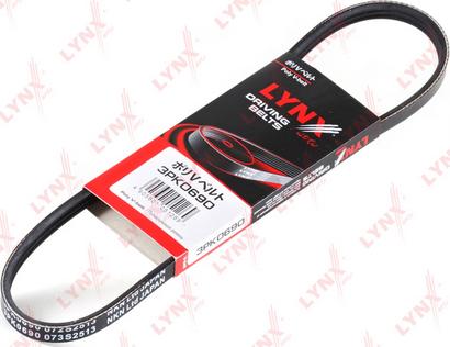 LYNXauto 3PK0690 - V-Ribbed Belt autospares.lv