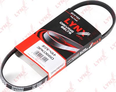 LYNXauto 3PK0660 - V-Ribbed Belt autospares.lv