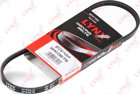 LYNXauto 3PK0675 - V-Ribbed Belt autospares.lv