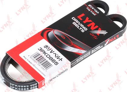 LYNXauto 3PK0865 - V-Ribbed Belt autospares.lv