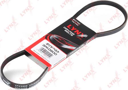 LYNXauto 3PK0800 - V-Ribbed Belt autospares.lv