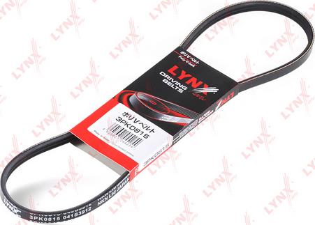 LYNXauto 3PK0815 - V-Ribbed Belt autospares.lv